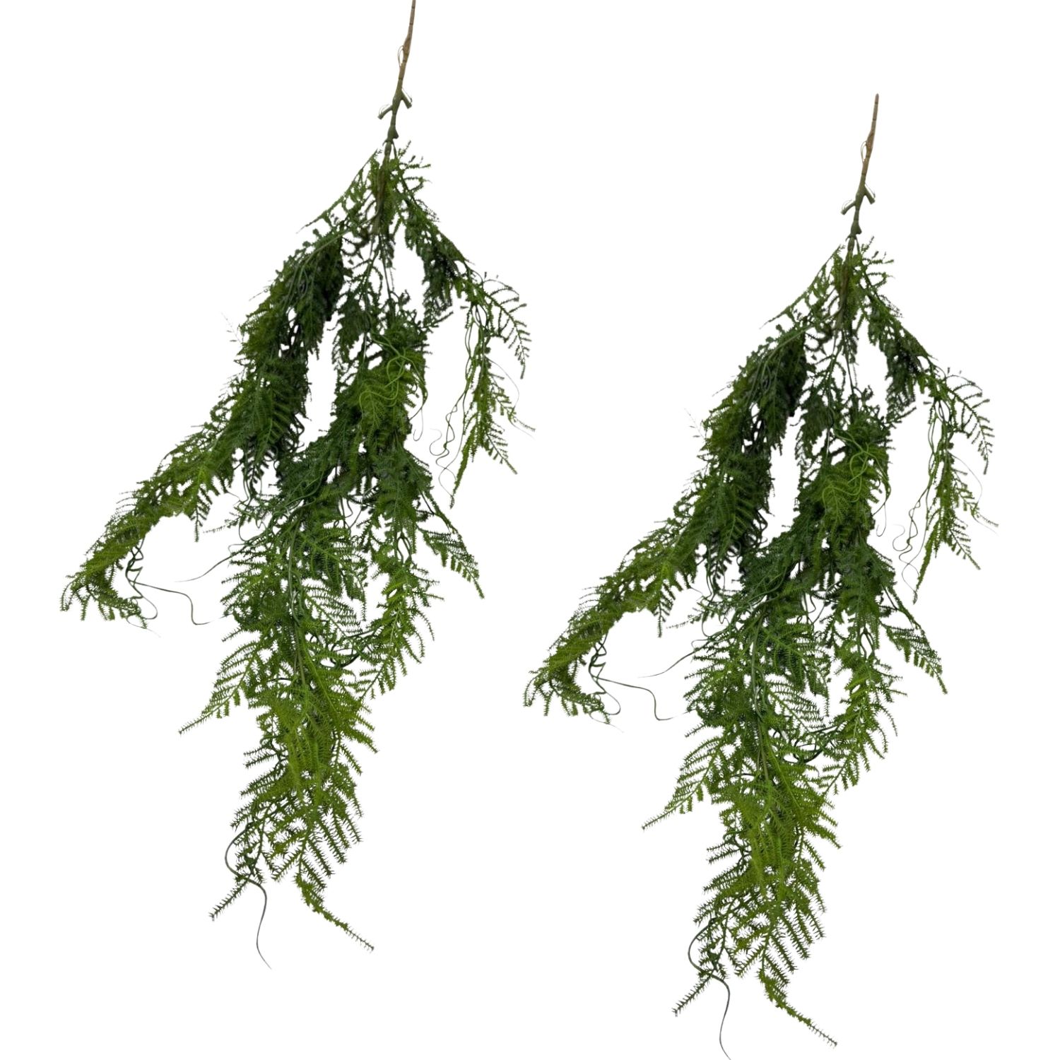 PACK DE 2 COLGANTES DE FOLLAJE VERDE ARTIFICIAL DE 104CM JM3972-91 FLORIPASTORE - 1