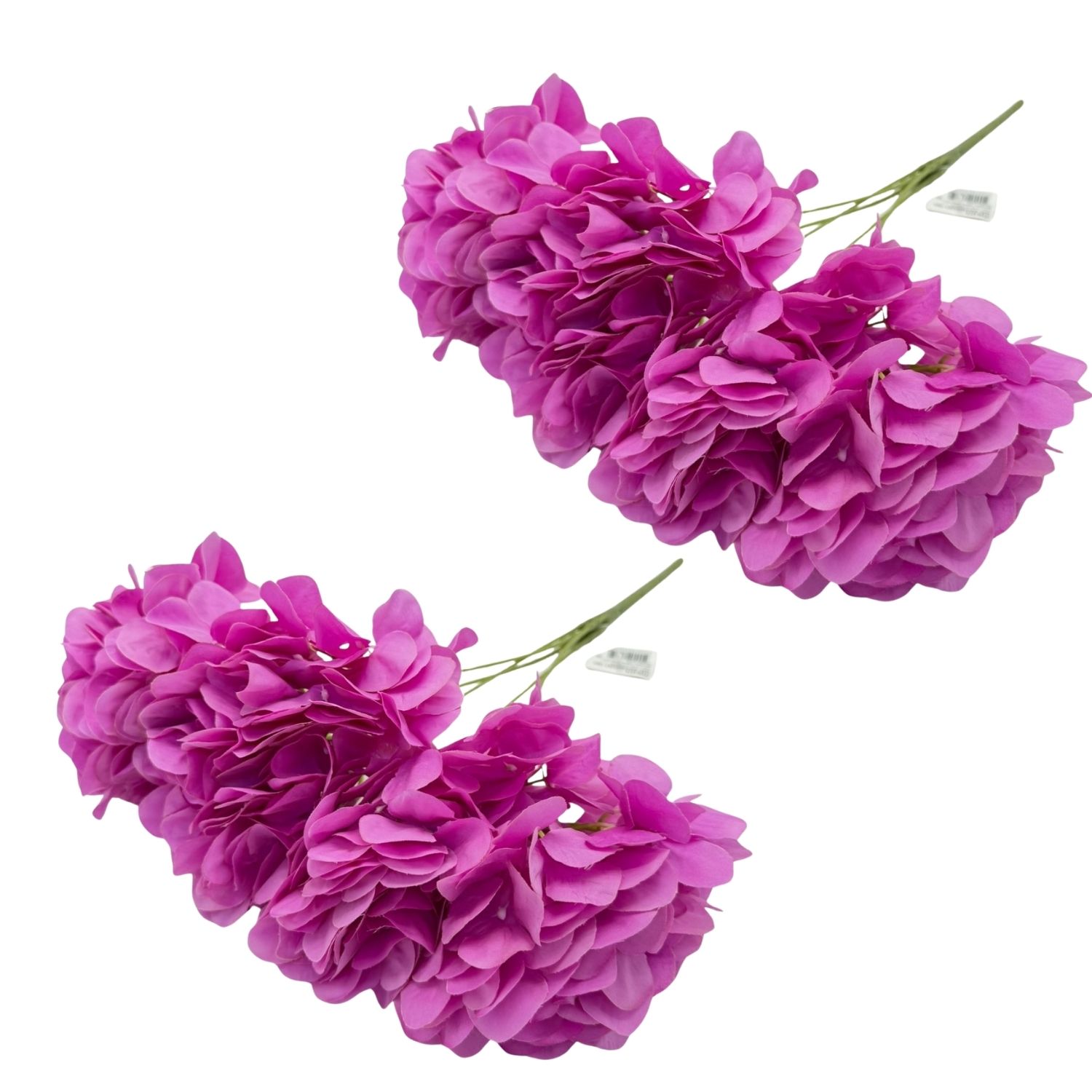 PACK DE 2 BOUQUETS DE 5 HORTENSIAS ARTIFICIALES DE 50CM 8570-MO FLORIPASTORE - 1
