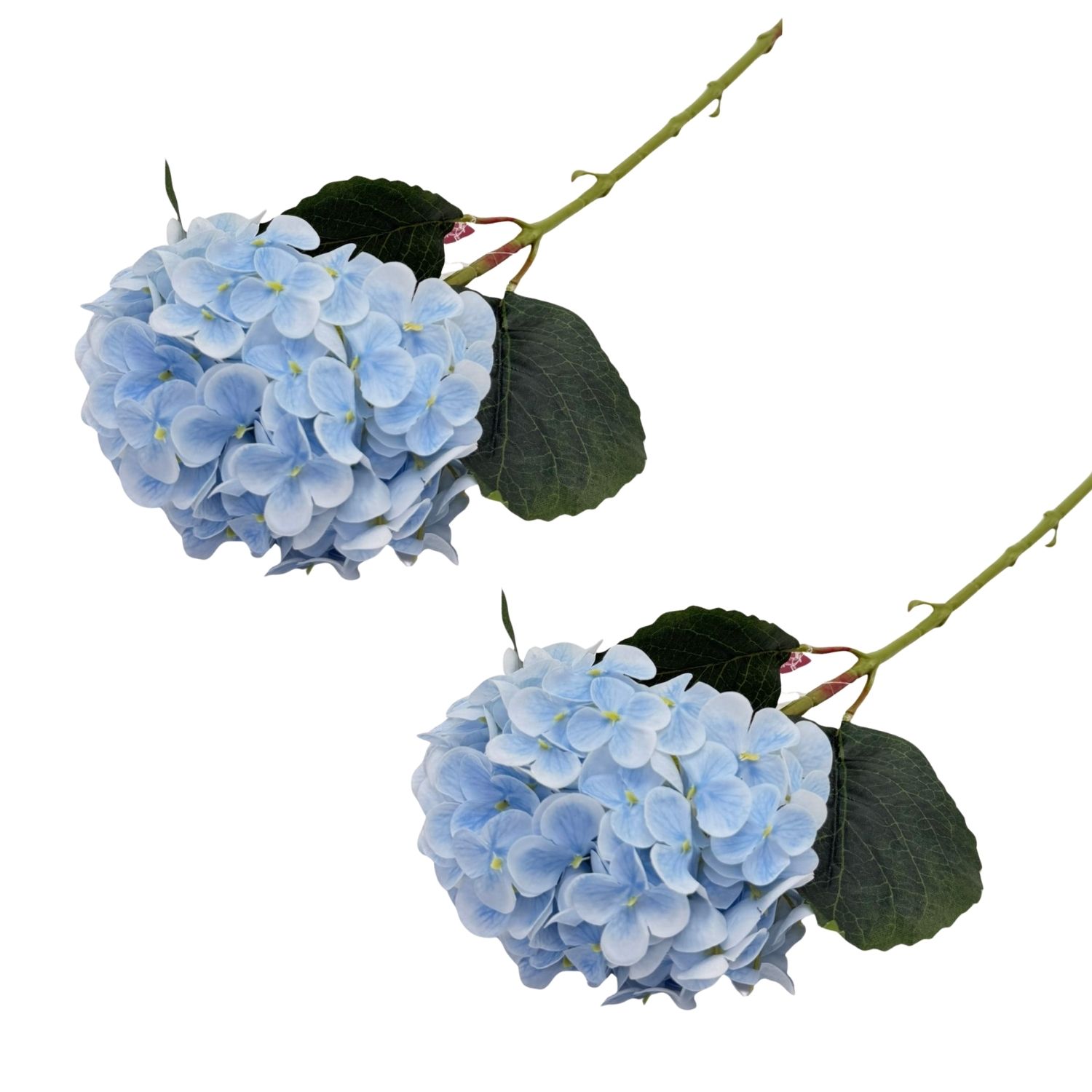 PACK DE 2 VARAS DE HORTENSIA ARTIFICIAL DE 62CM GPL26202-4AZC FLORIPASTORE - 1