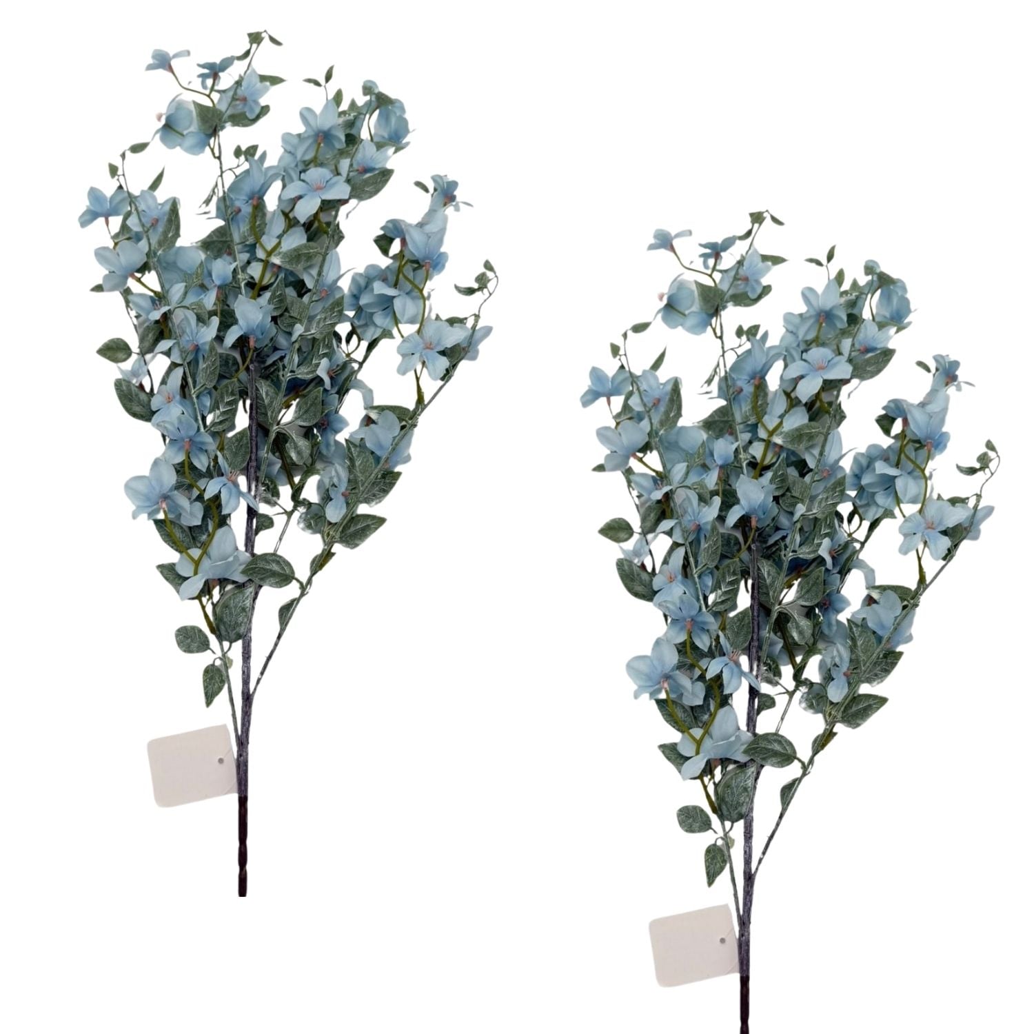PACK DE 2 VARAS DE MINI FLORES AZULES ARTIFICIALES DE 90CM 2382 FLORIPASTORE - 1