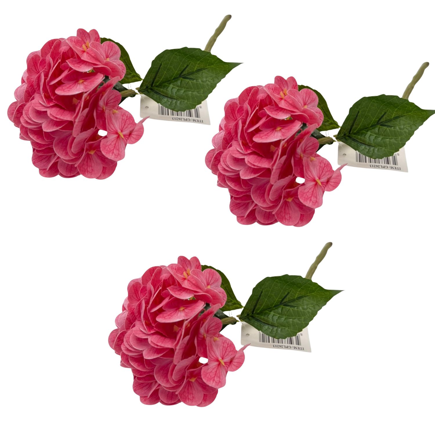 PACK DE 3 VARAS DE HORTENSIA ARTIFICIAL DE 32CM GPL26213-25PK FLORIPASTORE - 1