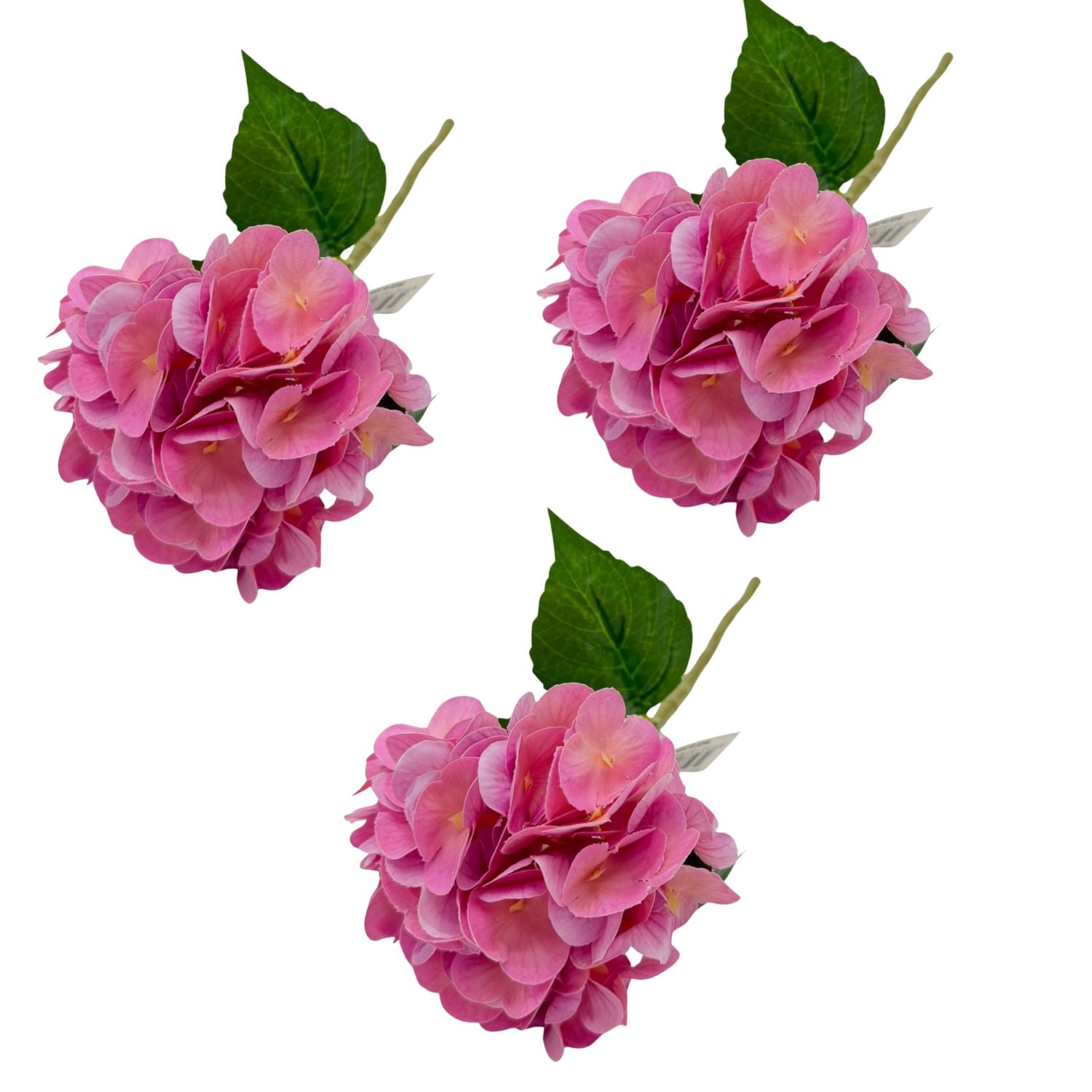 PACK DE 3 VARAS DE HORTENSIA ARTIFICIAL DE 32CM GPL26213-22ROS FLORIPASTORE - 1