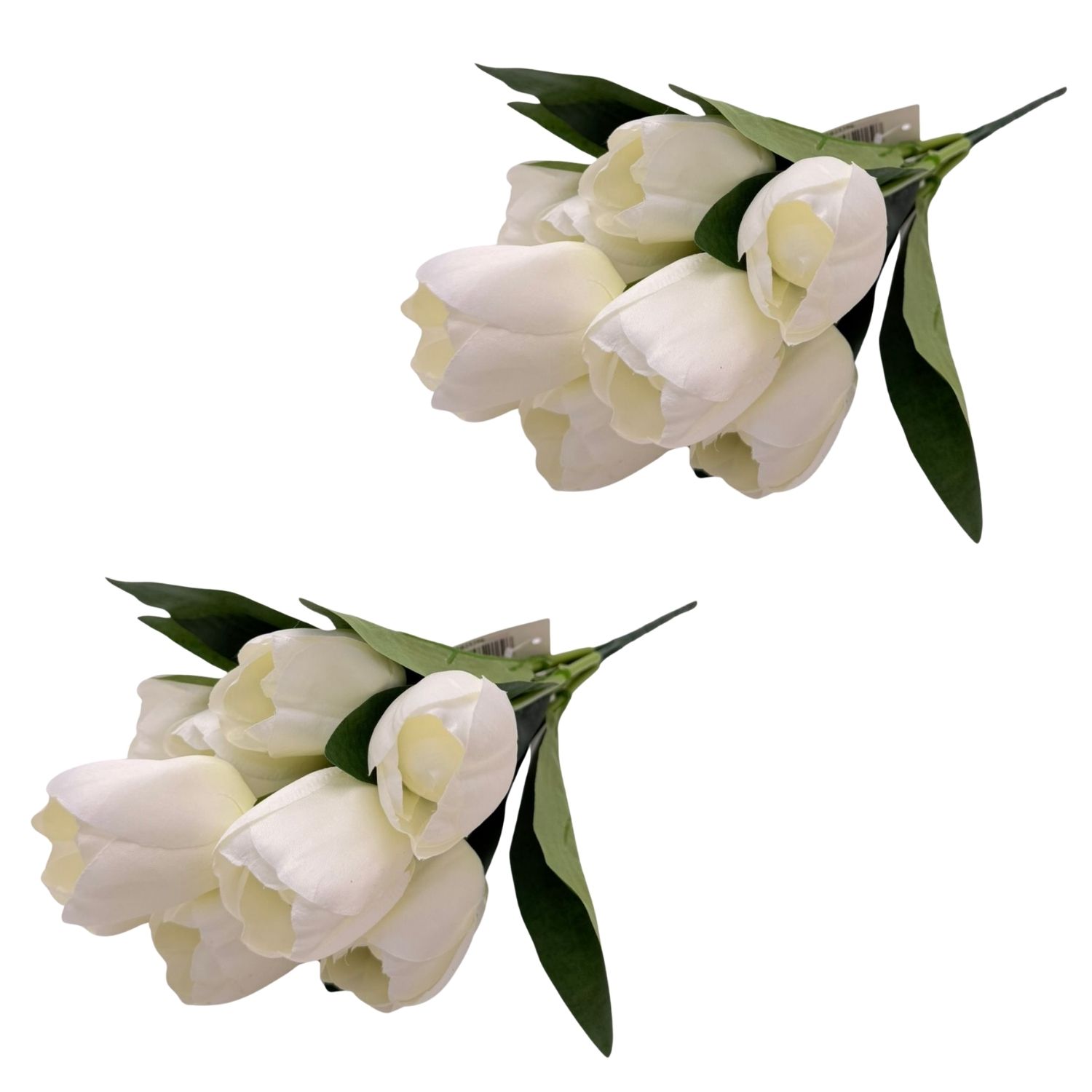 PACK DE 2 BOUQUETS DE 9 TULIPANES ARTIFICIALES DE 40CM GPB25396-3BL FLORIPASTORE - 1