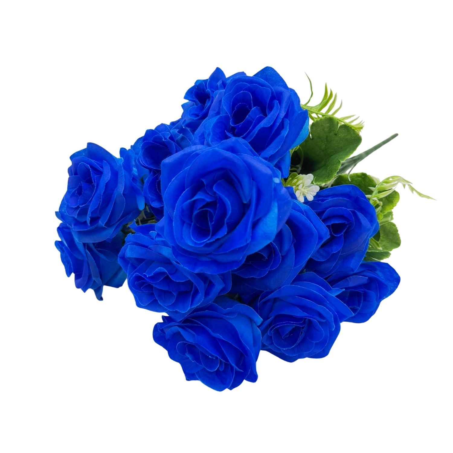 BOUQUET DE 18 ROSAS ARTIFICIALES DE 58CM BG318001-AZ FLORIPASTORE - 1