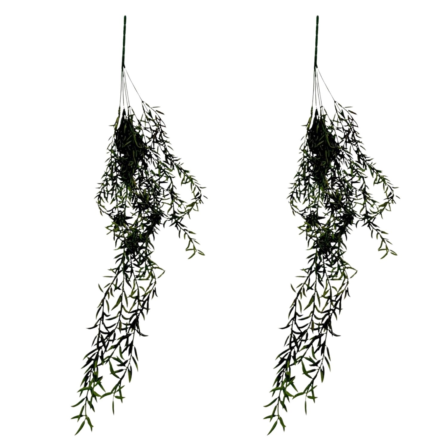 PACK DE 2 COLGANTES DE FOLLAJE ARTIFICIAL DE 68CM BG320002 FLORIPASTORE - 1
