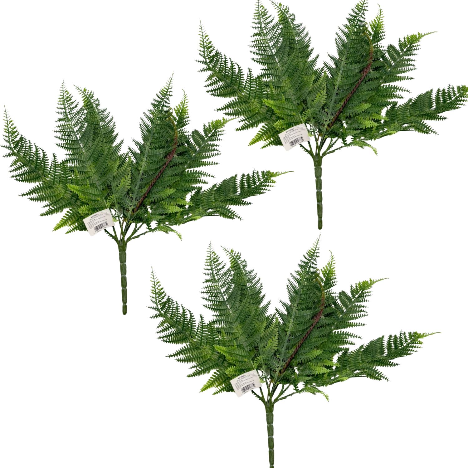 PACK DE 3 HELECHOS ARTIFICIAL DE 45CM BG309001 FLORIPASTORE - 1