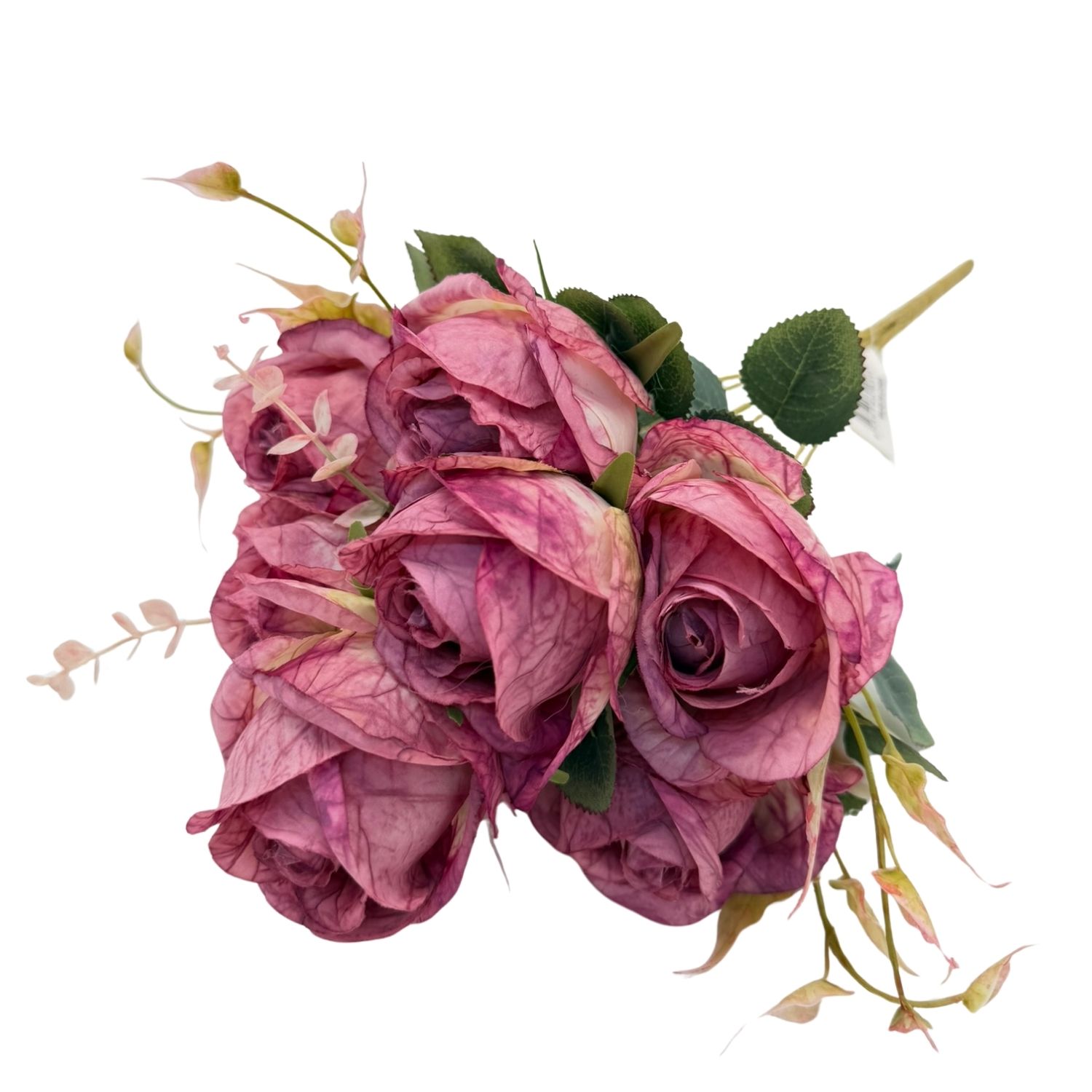 BOUQUET DE 9 ROSAS ARTIFICIALES DE 49CM GPB26315-7ROS FLORIPASTORE - 1