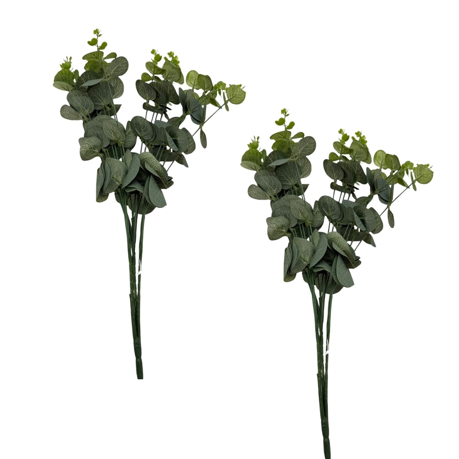 PACK DE 2 BOUQUETS ARTIFICIALES DE EUCALIPTO VERDE OSCURO DE 48CM FLORIPASTORE - 1