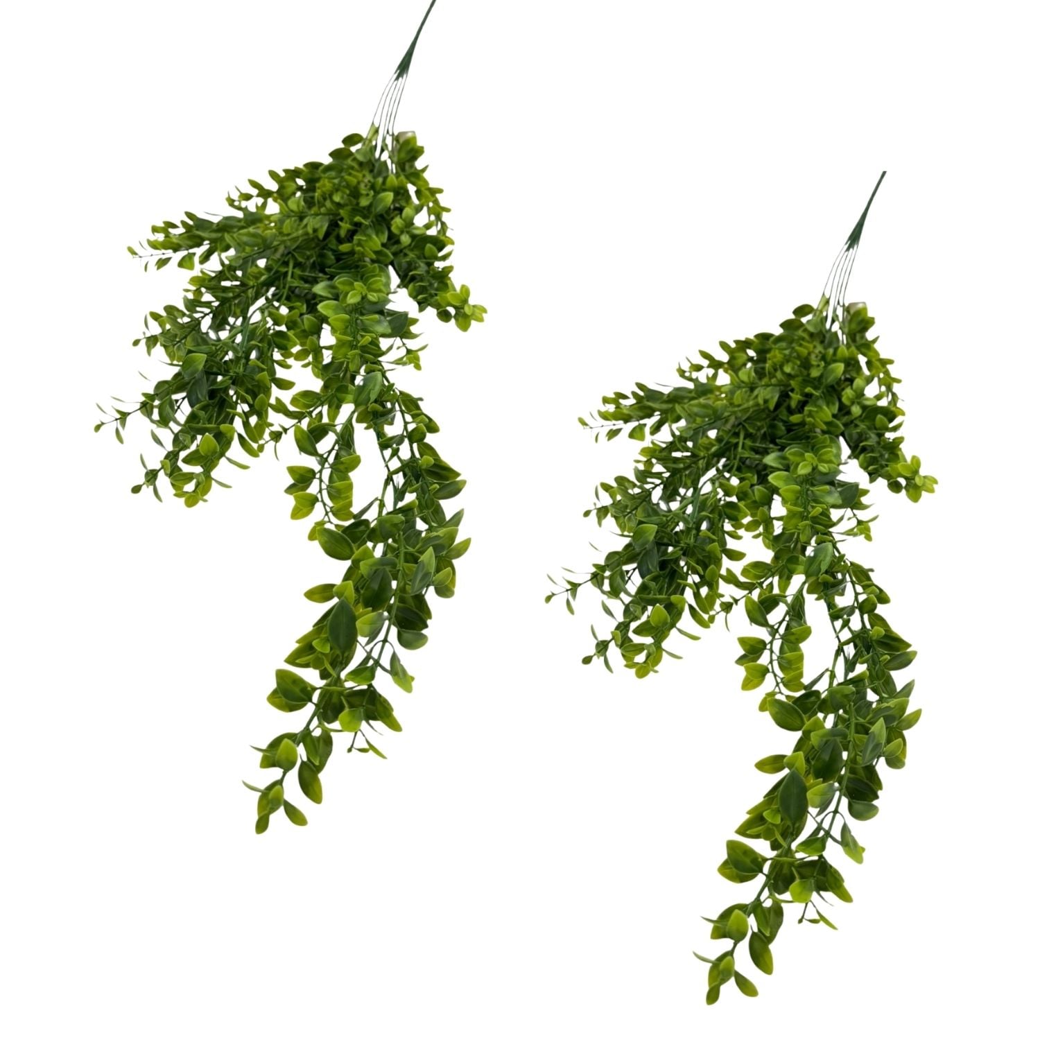 PACK DE 2 COLGANTES DE FOLLAJE ARTIFICIALES DE 80CM BG230104 FLORESIPASTORE - 1