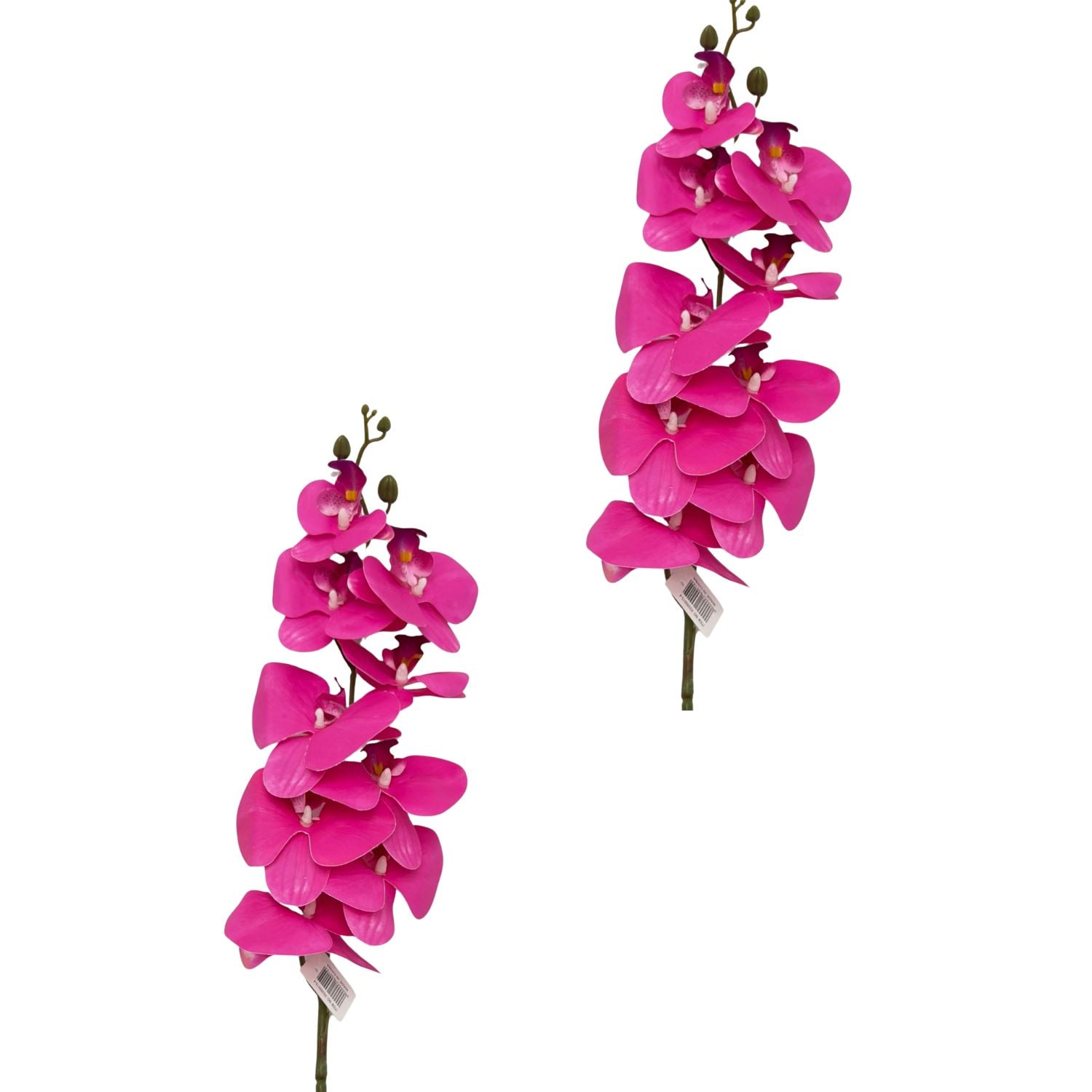PACK DE 2 VARAS ARTIFICIALES DE ORQUIDEA MORADA CON 9 PETALOS DE 100CM XS260015-4 FLORESIPASTORE - 1