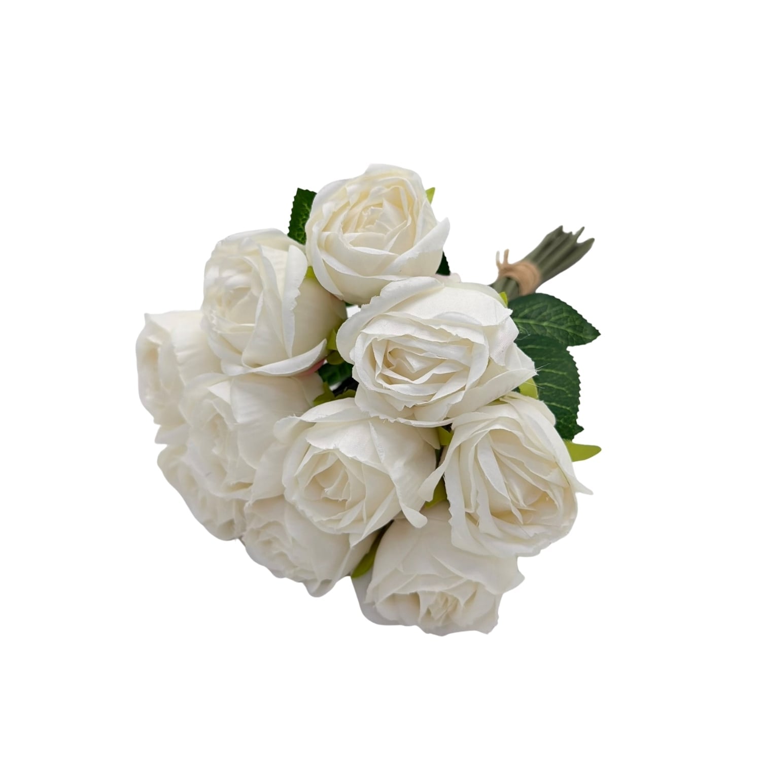 BOUQUET ARTIFICIAL DE 10 PEONIAS BLANCAS DE 40CM XS260022-1 FLORIPASTORE - 1