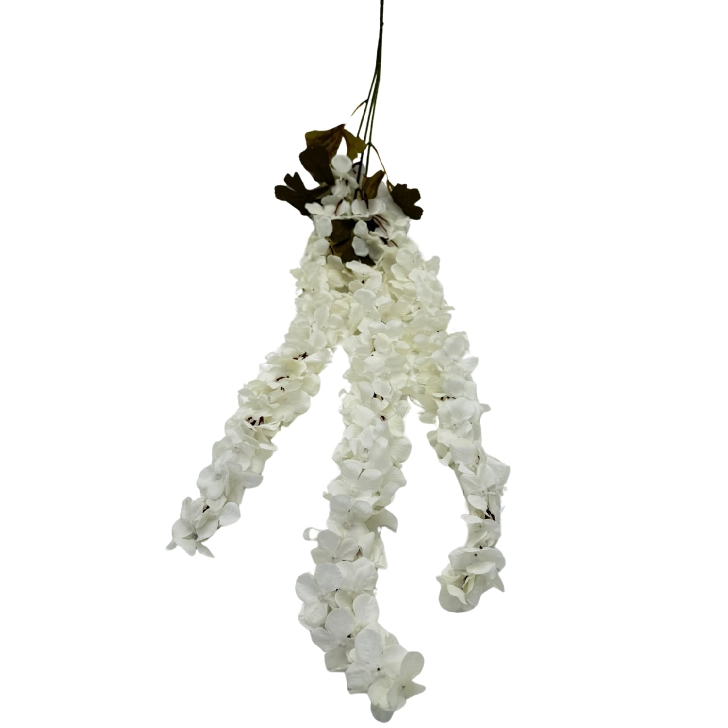 COLGANTE ARTIFICIAL DE ORQUIDEA BLANCA DE 58CM XS260008-1 FLORIPASTORE - 1