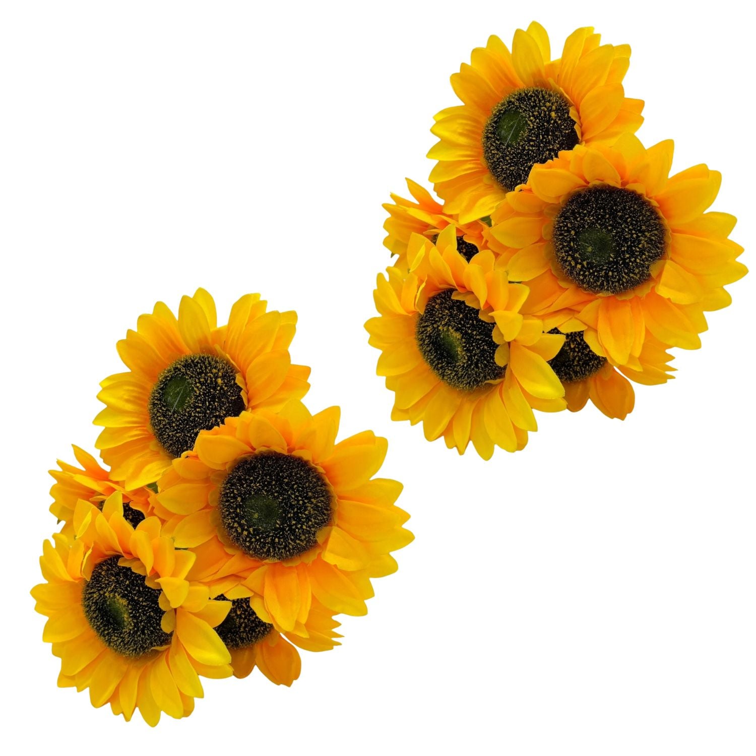 PACK DE 2 BOUQUETS ARTIFICIALES DE 5 GIRASOLES BG230314 FLORESIPASTORE - 1