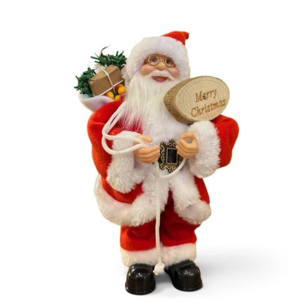 PAPA NOEL DECORATIVO DE 30CM FN510 FLORIPASTORE - 1