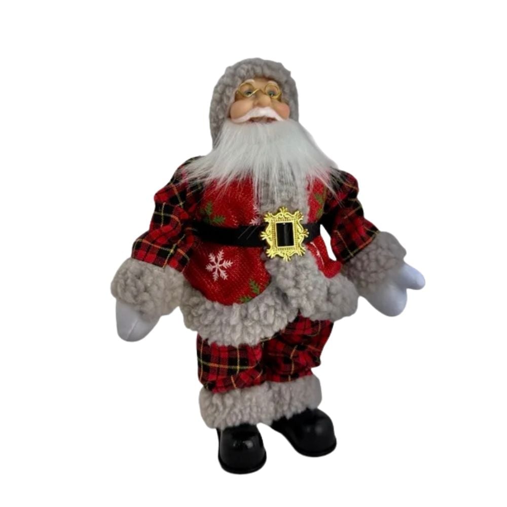 PAPA NOEL DECORATIVO DE 30CM FN512 FLORIPASTORE - 1