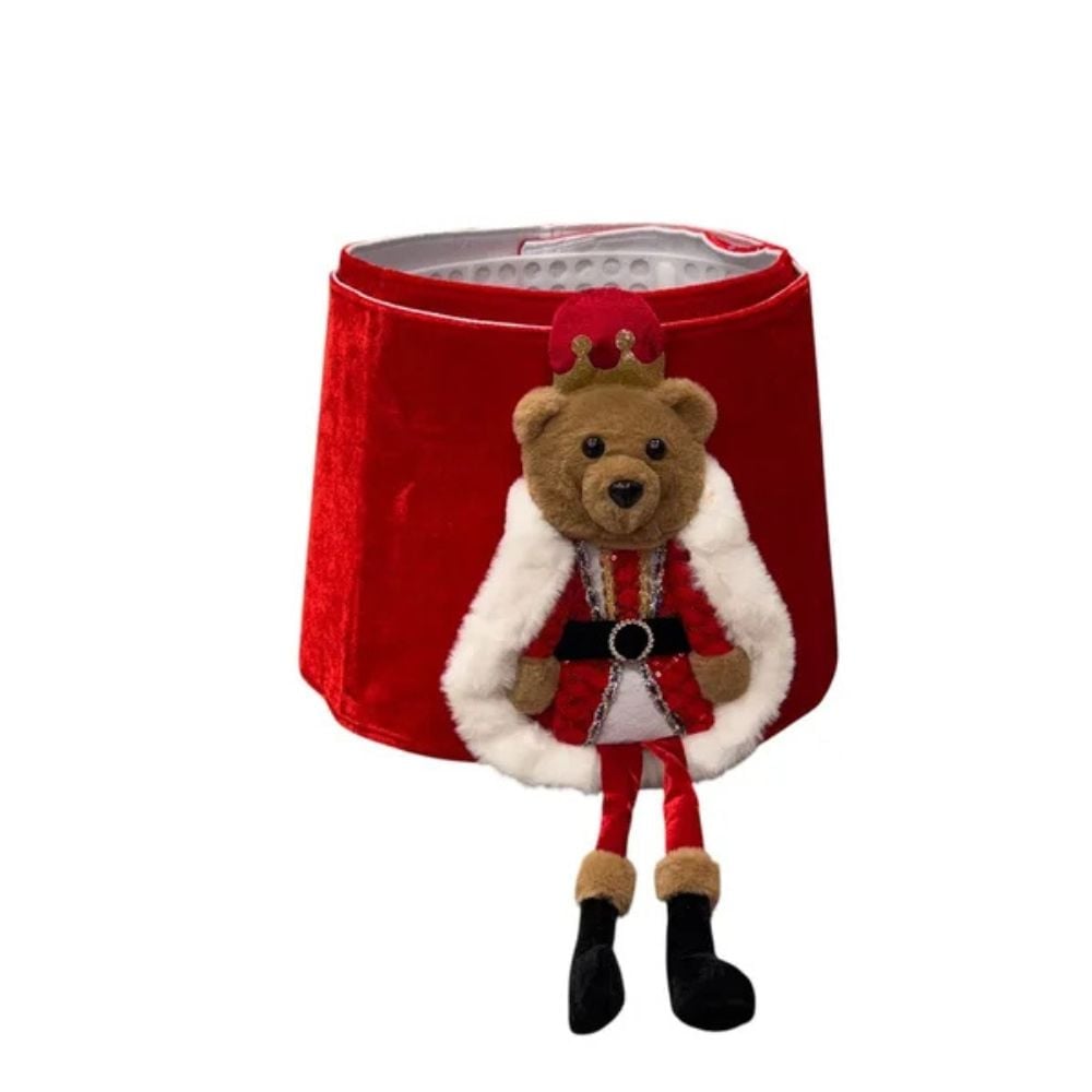 PISO DE ÁRBOL NAVIDEÑO ROJO DE 240CM FN582 FLORIPASTORE - 1