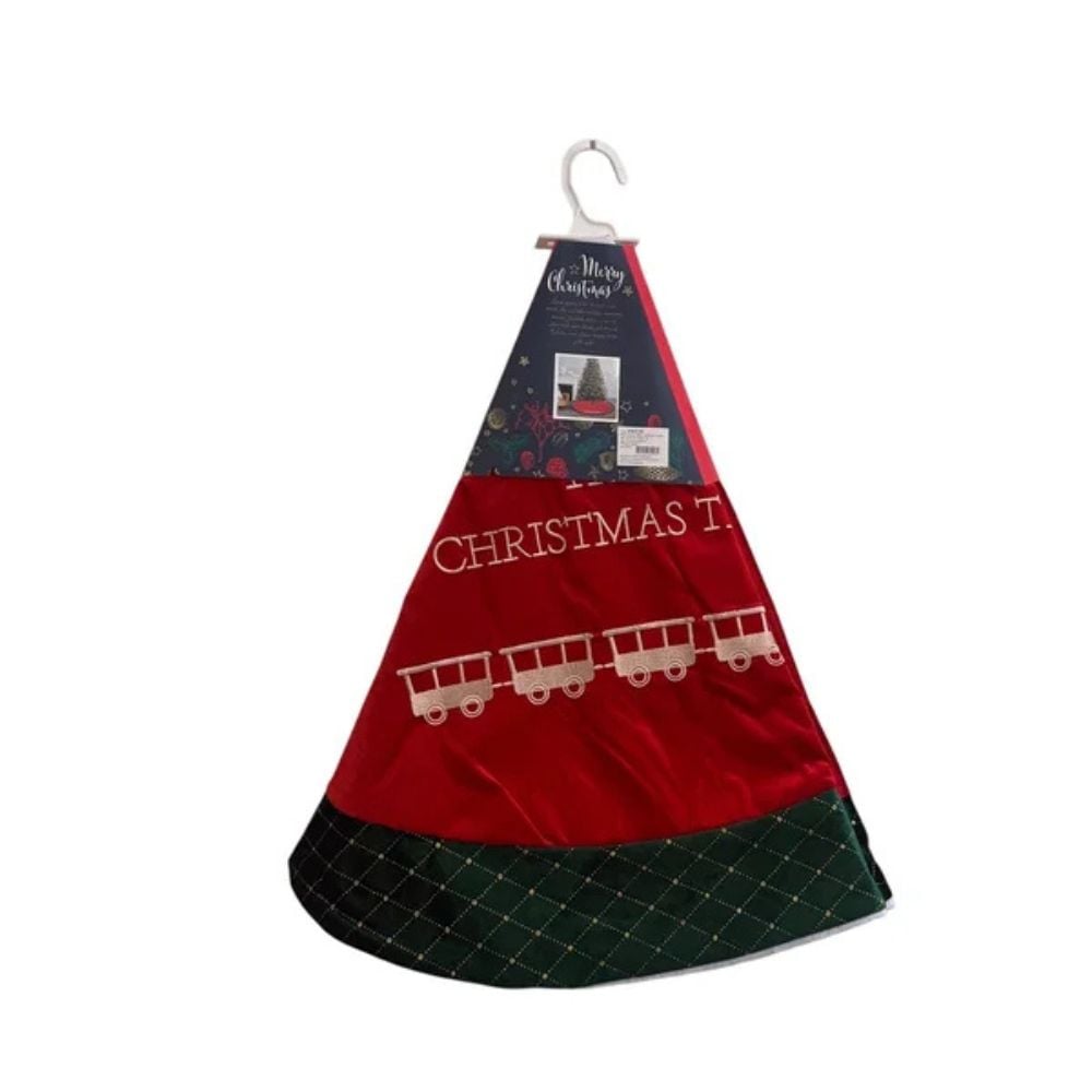 PISO DE ÁRBOL NAVIDEÑO ROJO DE 120CM FN576 FLORIPASTORE - 1