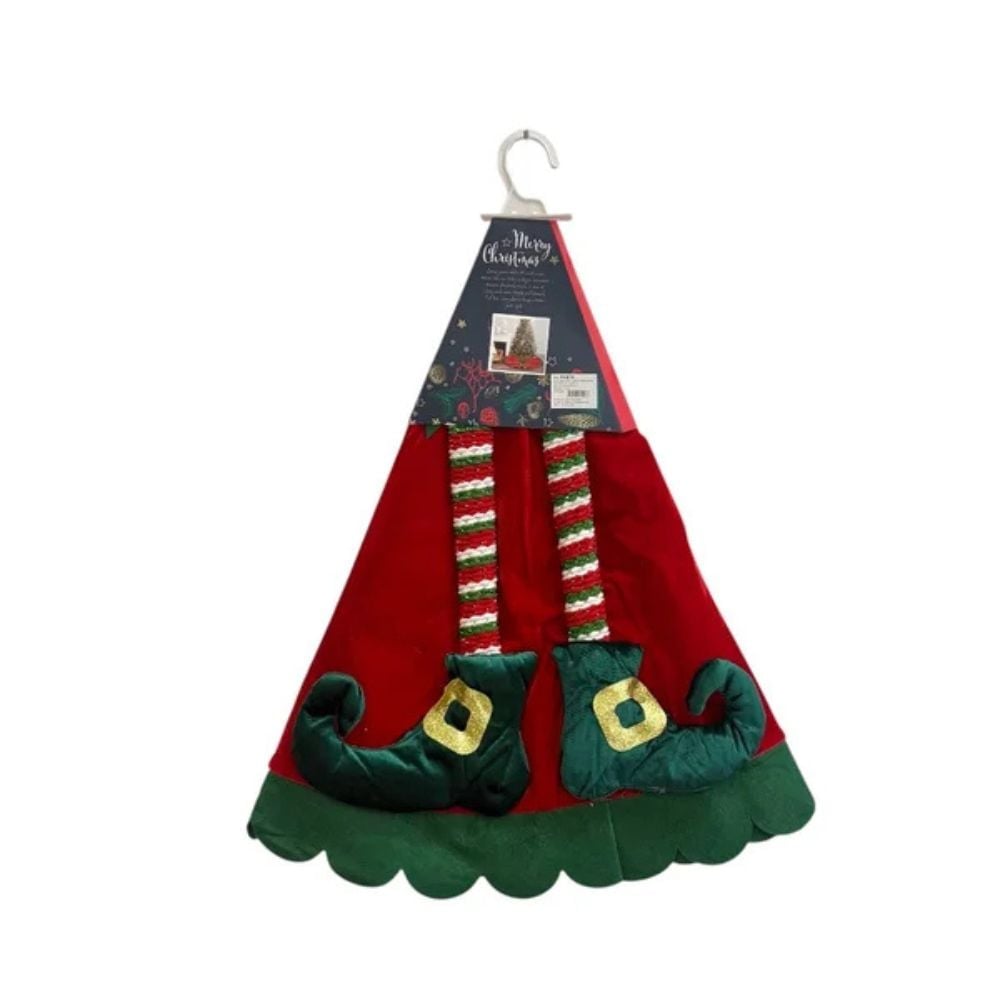 PISO DE ÁRBOL NAVIDEÑO ROJO DE 120CM FN578 FLORIPASTORE - 1