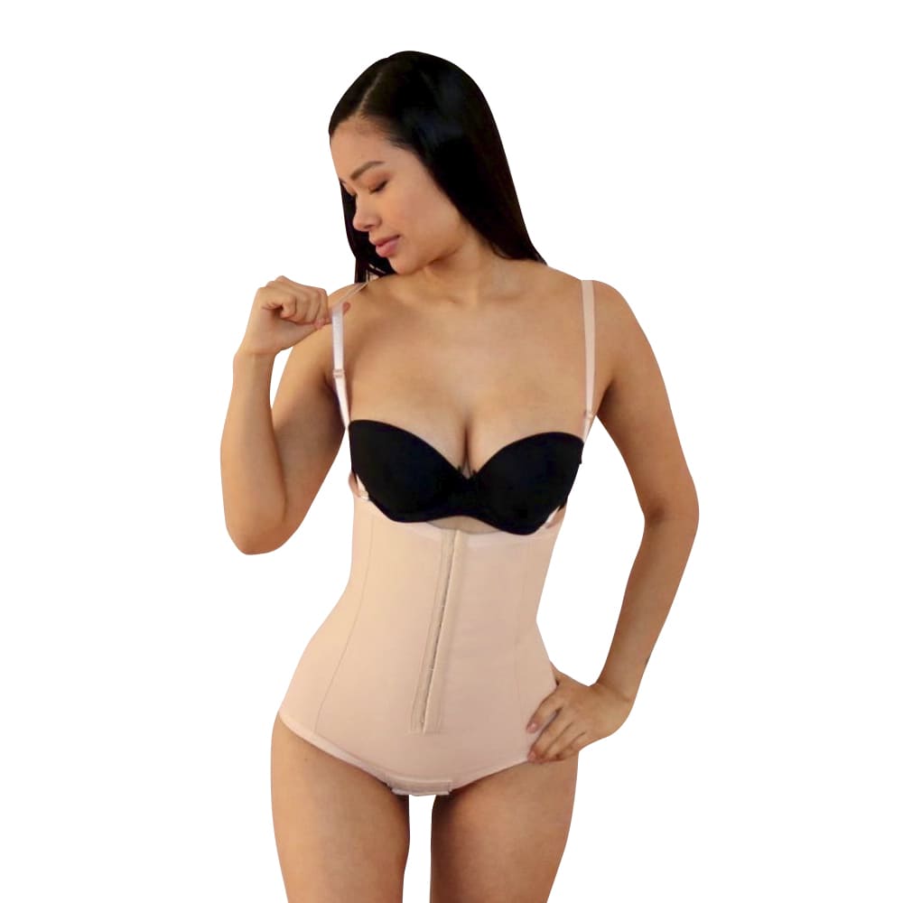 FAJA POST PARTO Y CESÁREA MUJER B'FEMME BEIGE 4 BROCHES - 4
