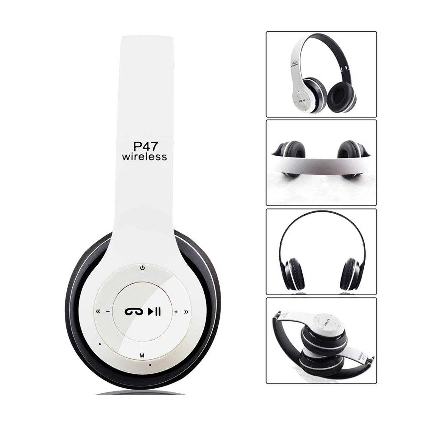 AUDÍFONOS TRUE WIRELESS P47-B BLUETOOTH 5.0 P47 BLANCO - 3