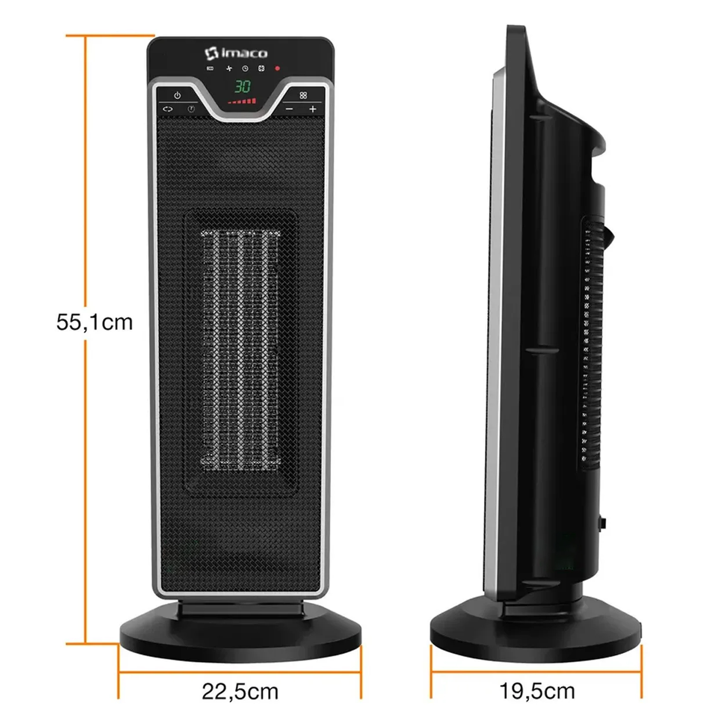 TERMOVENTILADOR DE TORRE IMACO ITC3116 2200W - 2