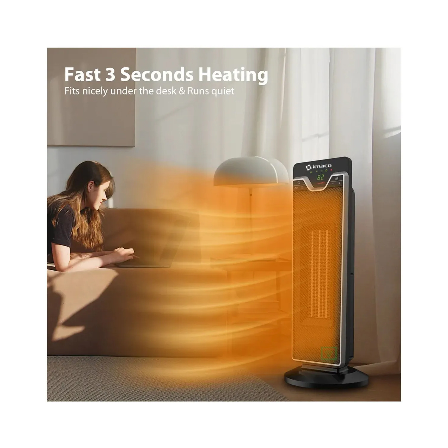 TERMOVENTILADOR DE TORRE IMACO ITC3116 2200W - 4