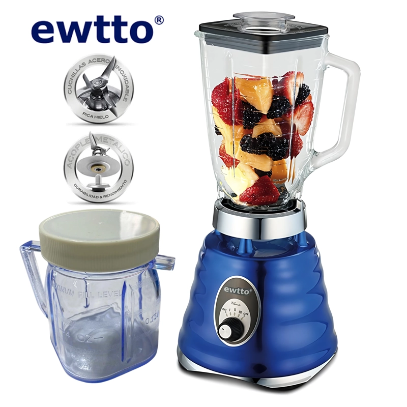 LICUADORA EWTTO CLÁSICA 3 VELOCIDADES 600W ET-Y3448-A - 1