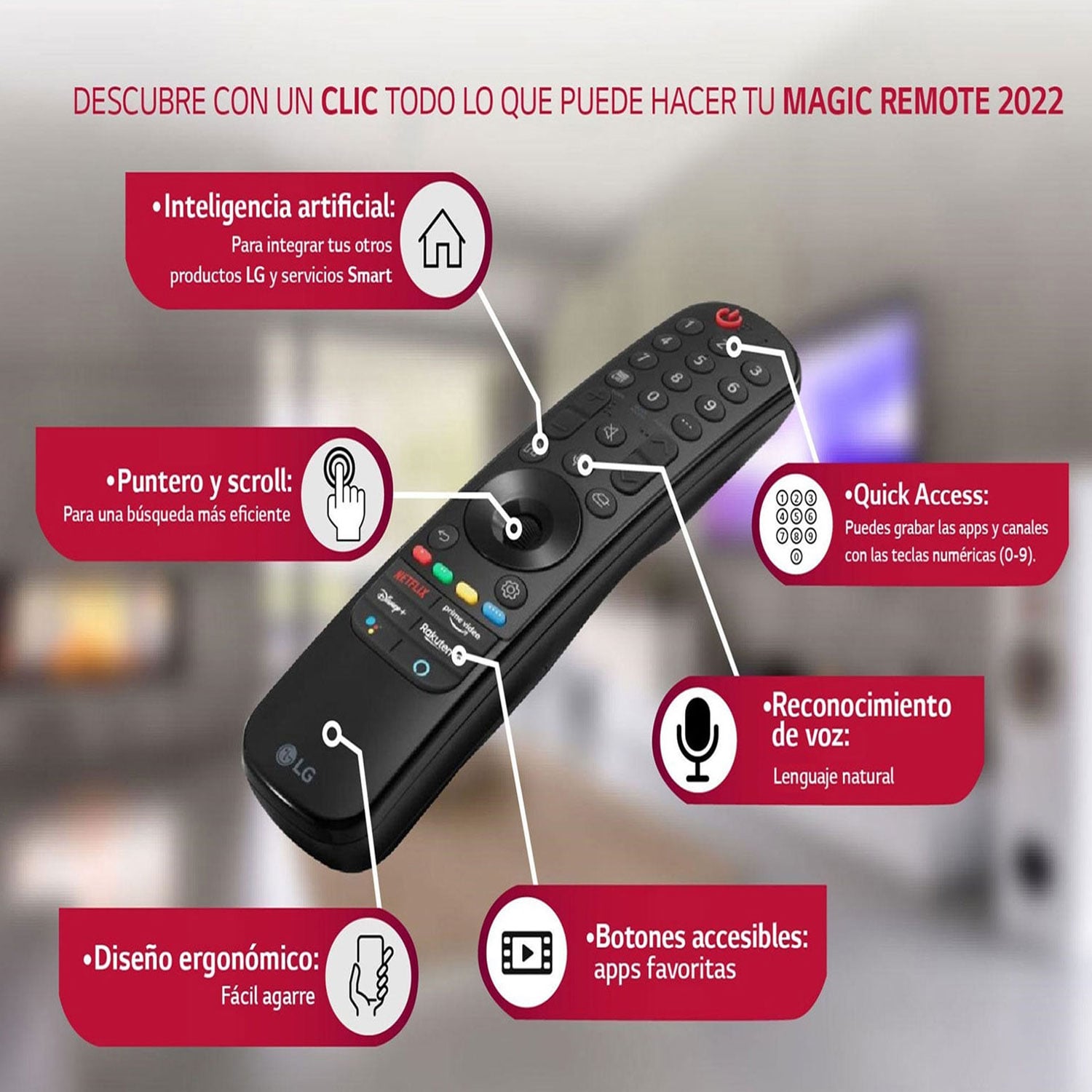 CONTROL MAGIC REMOTE MR22GN - 5