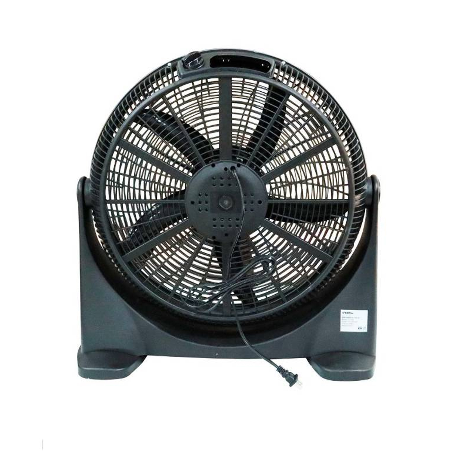 VENTILADOR DE SUELO PRIMA YL-2020P 130 WATTS BOX RECIRCULATE 20" NEGRO - 6