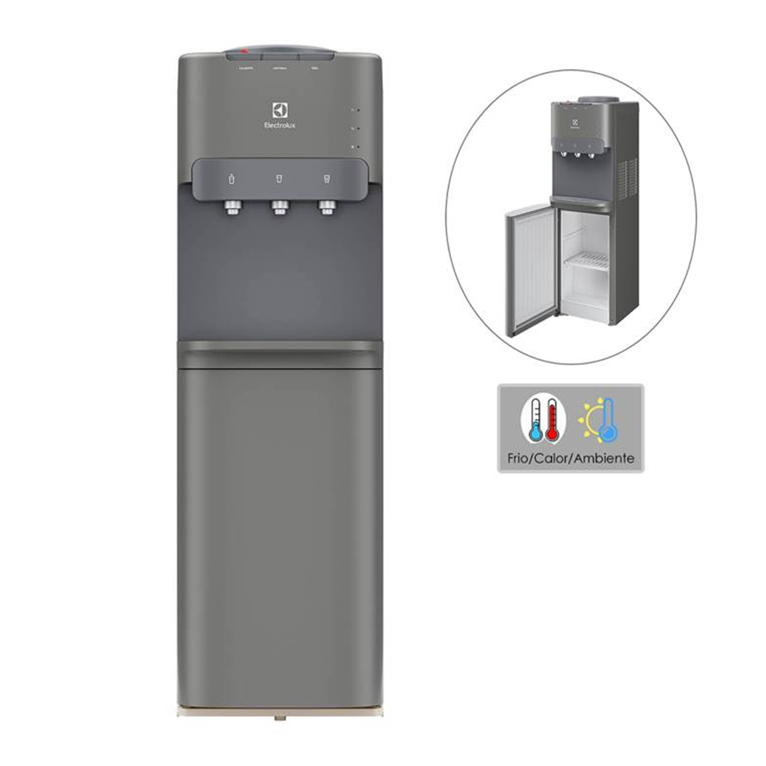 DISPENSADOR ELECTROLUX 20 L AGUA EA11SR FRIO-CALOR - 6