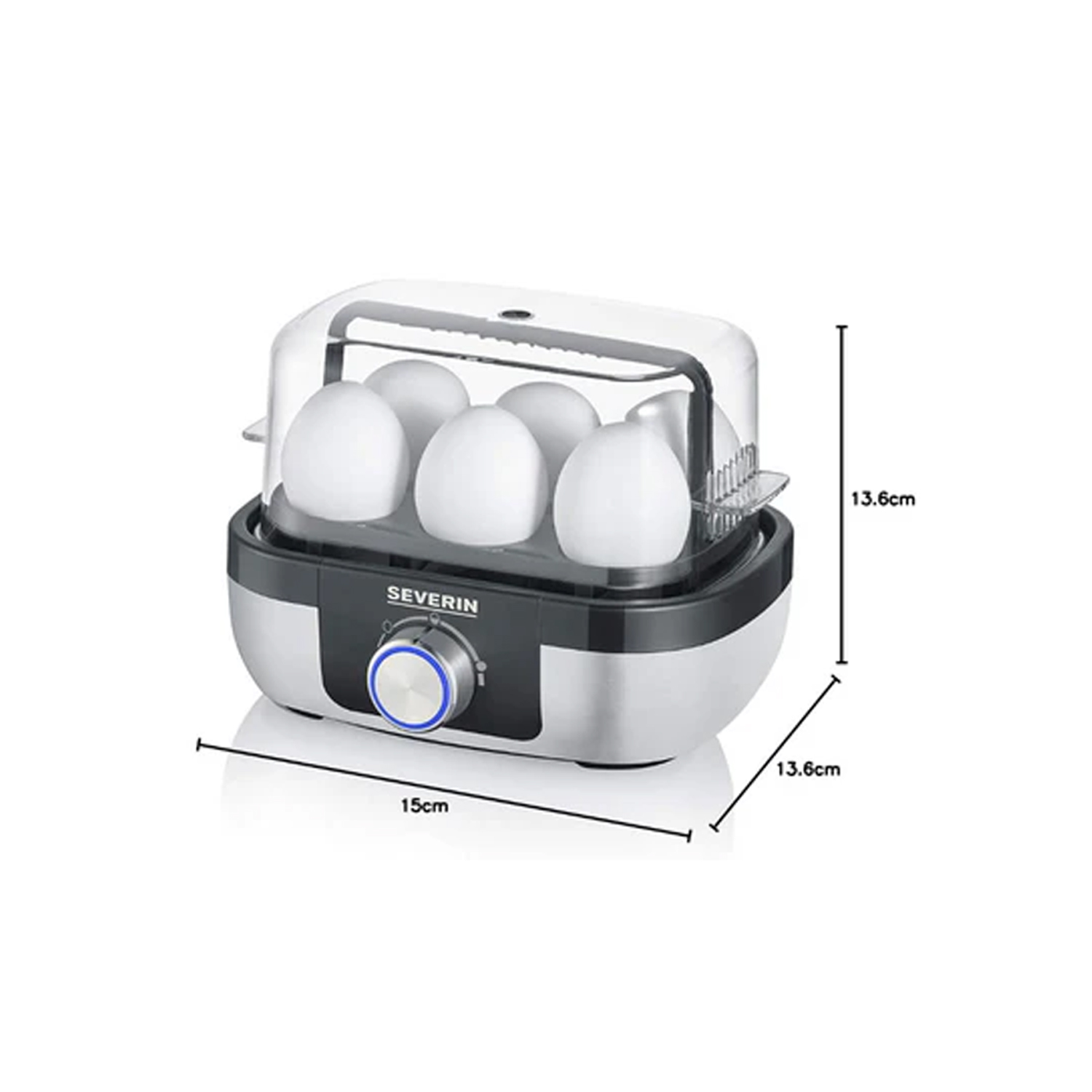 HERVIDOR DE HUEVOS SEVERIN EK-3169 6 UNIDADES (S-XL EK 3169 - 7