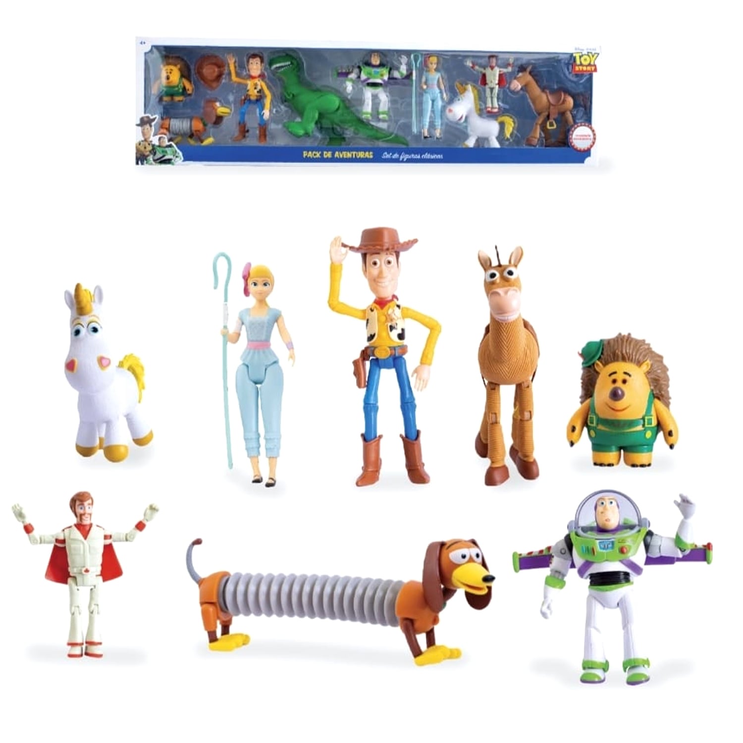 SET DE MUÑECOS DE JEBE TOY STORY ARTICULADOS 9 PCS - 1