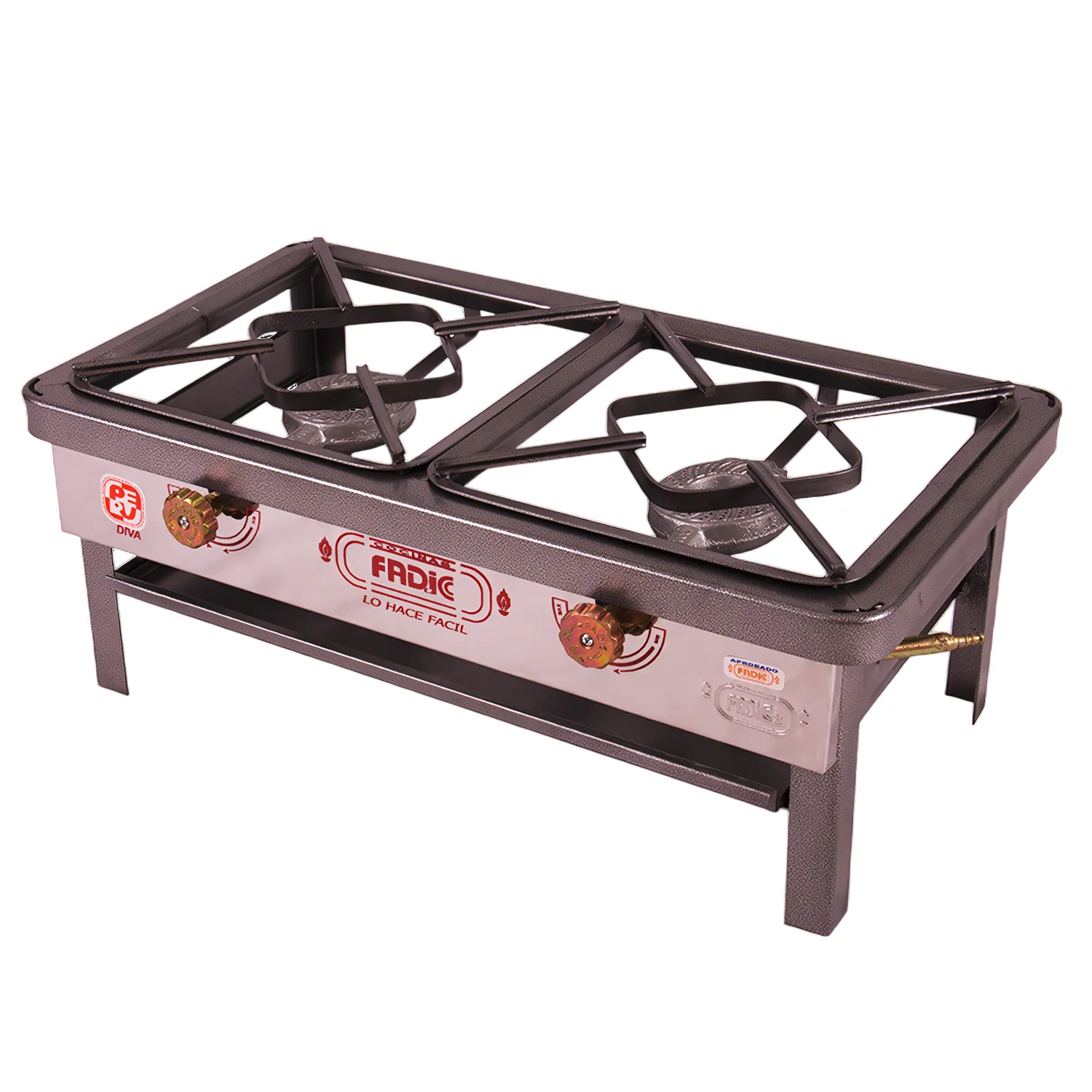 COCINA DE MESA SEMI INDUSTRIAL FADIC 2 HORNILLAS N°3 FSI02-50 - 2