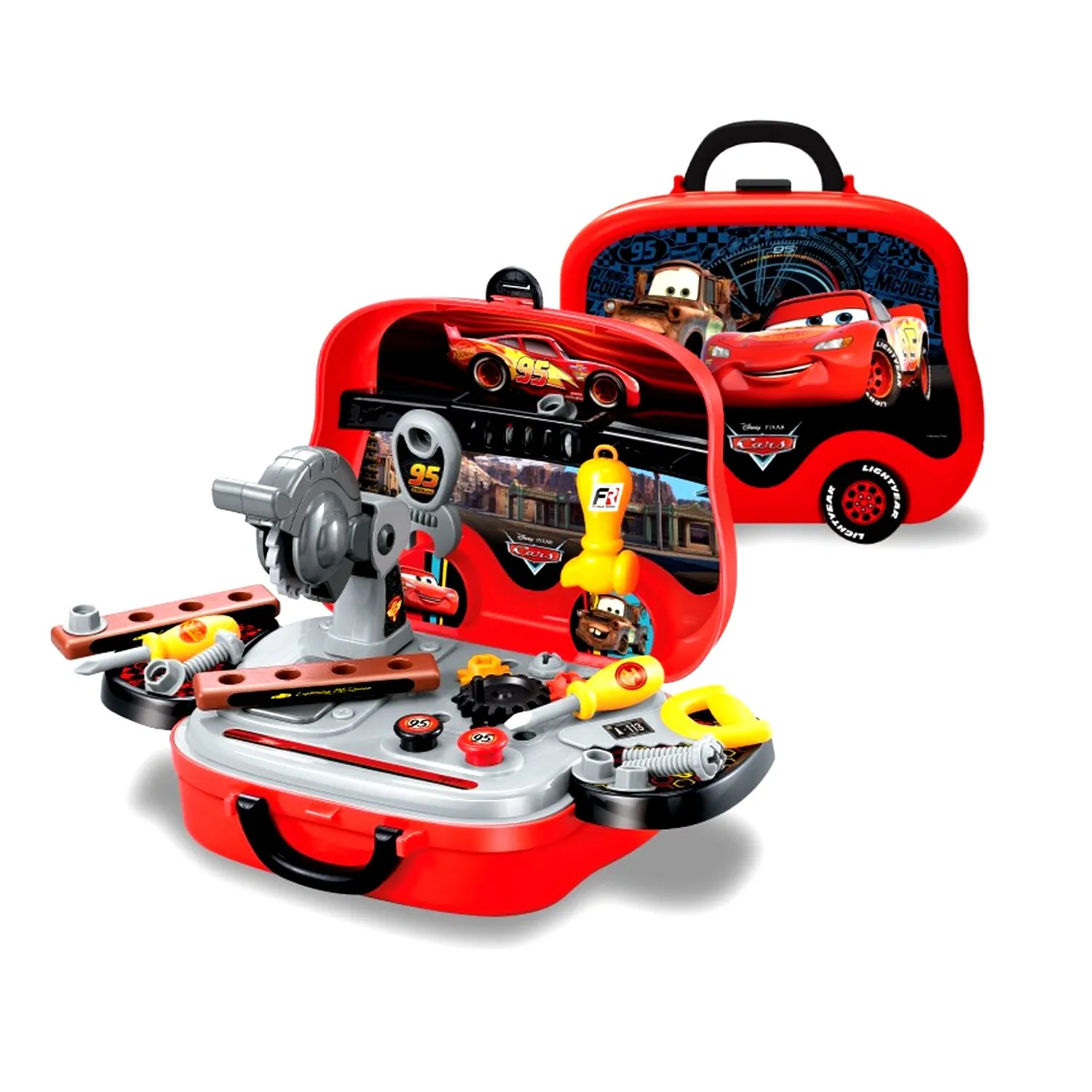 SET DE HERRAMIENTAS Y LONCHERA DE RAYO MCQUEEN EODS008-916 - 3