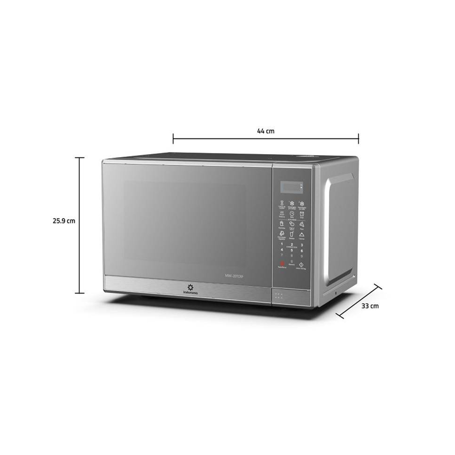 HORNO MICROONDA INDURAMA MWI-20TCRP 20 LTS - 4