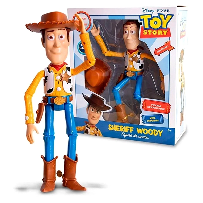 FIGURA DE ACCION WOODY THE SHERIFF TOY STORY DISNEY PIXAR TY-M14 - 2