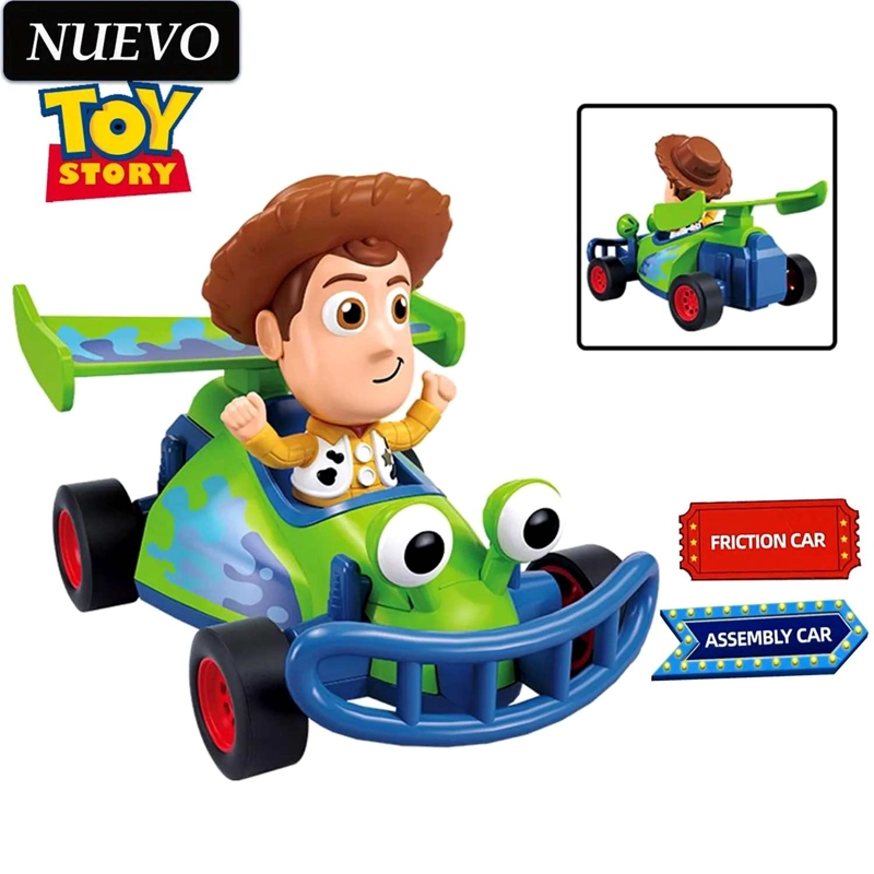 JUGUETE CARRO DE CARRERAS DE FRICCIÓN DE WOODY 7 PIEZAS M38-LS023 - 1