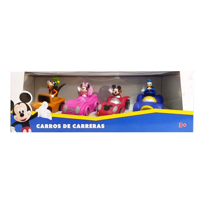 JUGUETE SET DE VEHÍCULOS MICKEY MOUSE Y SUS AMIGOS 4PCS - 2