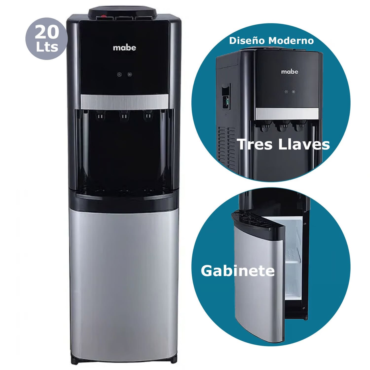 DISPENSADOR DE AGUA MXCF05PFS 20 LITROS - 1