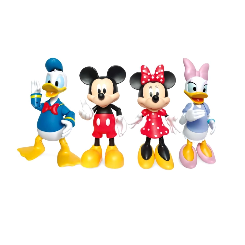 SET DE FIGURAS ARTICULABLES MICKEY MOUSE Y SUS AMIGOS 4PCS - 2