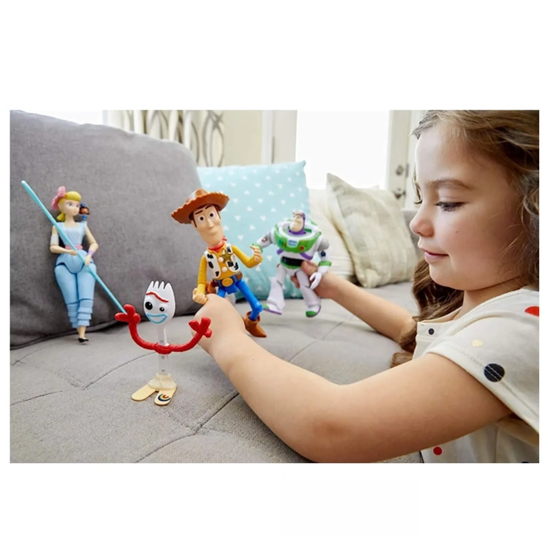SET DE MUÑECOS DE JEBE TOY STORY ARTICULADOS 9 PCS MODELO 2 - 3