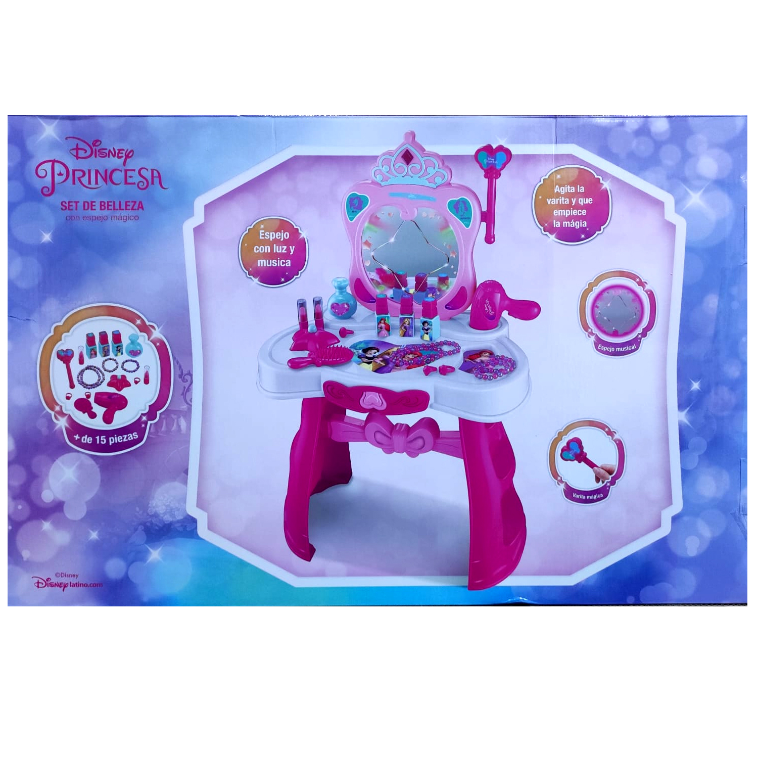 SET DE BELLEZA DISNEY PRINCESAS MUSICAL LUCES Y A SENSOR PRIM-T1 - 3