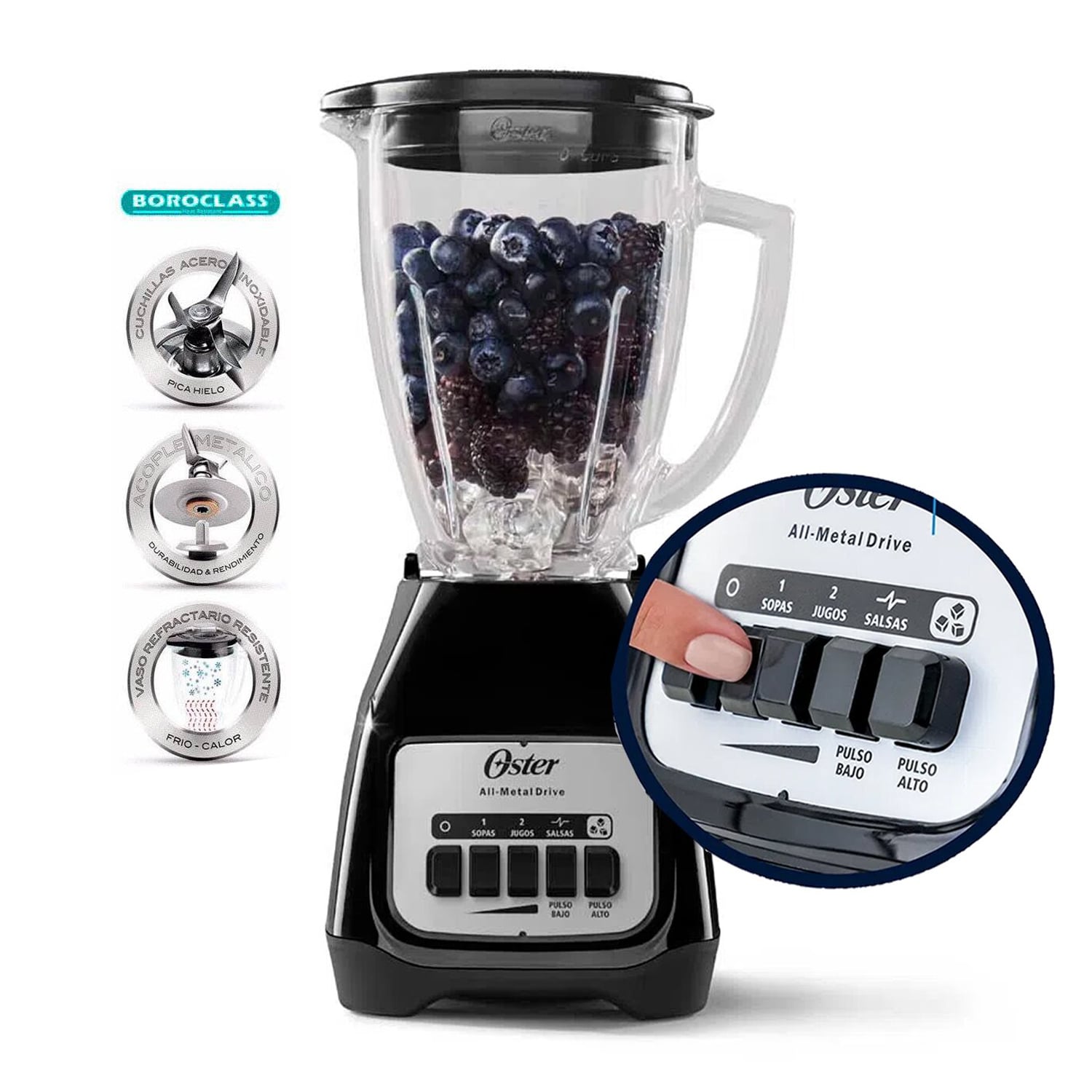 TRI-COMBO OLLA ARROCERA CKSTRCB10DFBLK + BLSTKAG-BPB+ BVSTKT3101 - 2