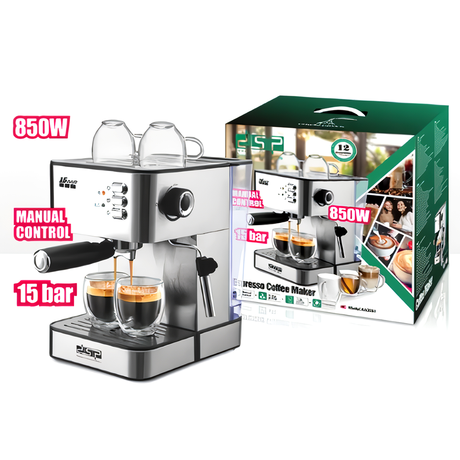 CAFETERA ESPRESSO 15 BARES DSP KA3091 - 1