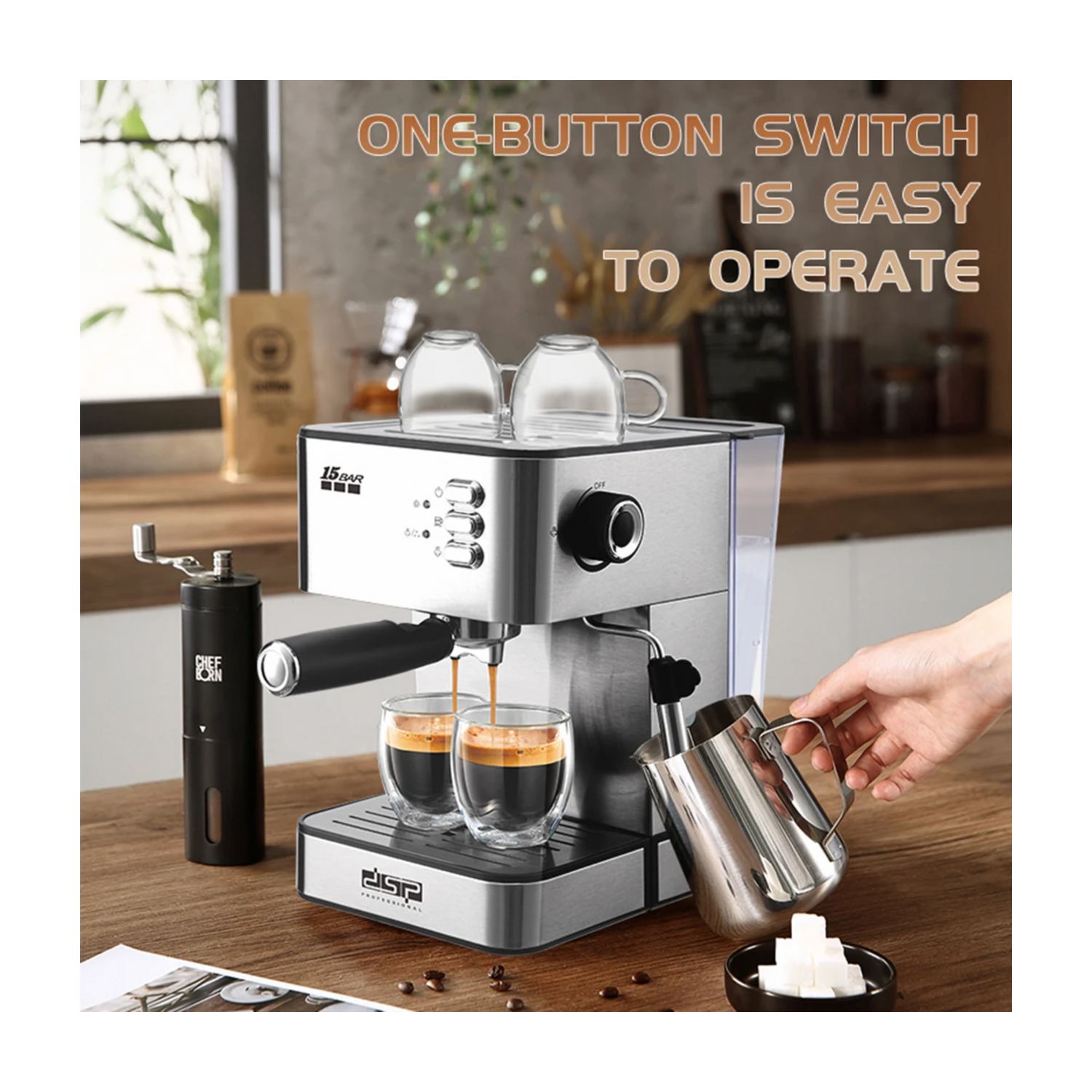 CAFETERA ESPRESSO 15 BARES DSP KA3091 - 4