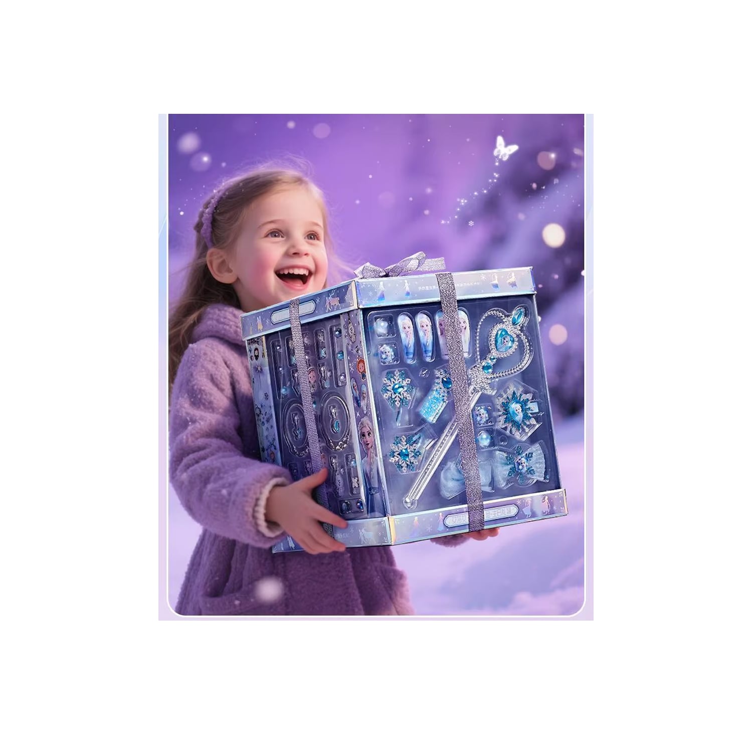 JUGUETE SET DE JOYAS Y CUENTAS DE FROZEN CON VARITA Y CORONA SSD-6130 - 2