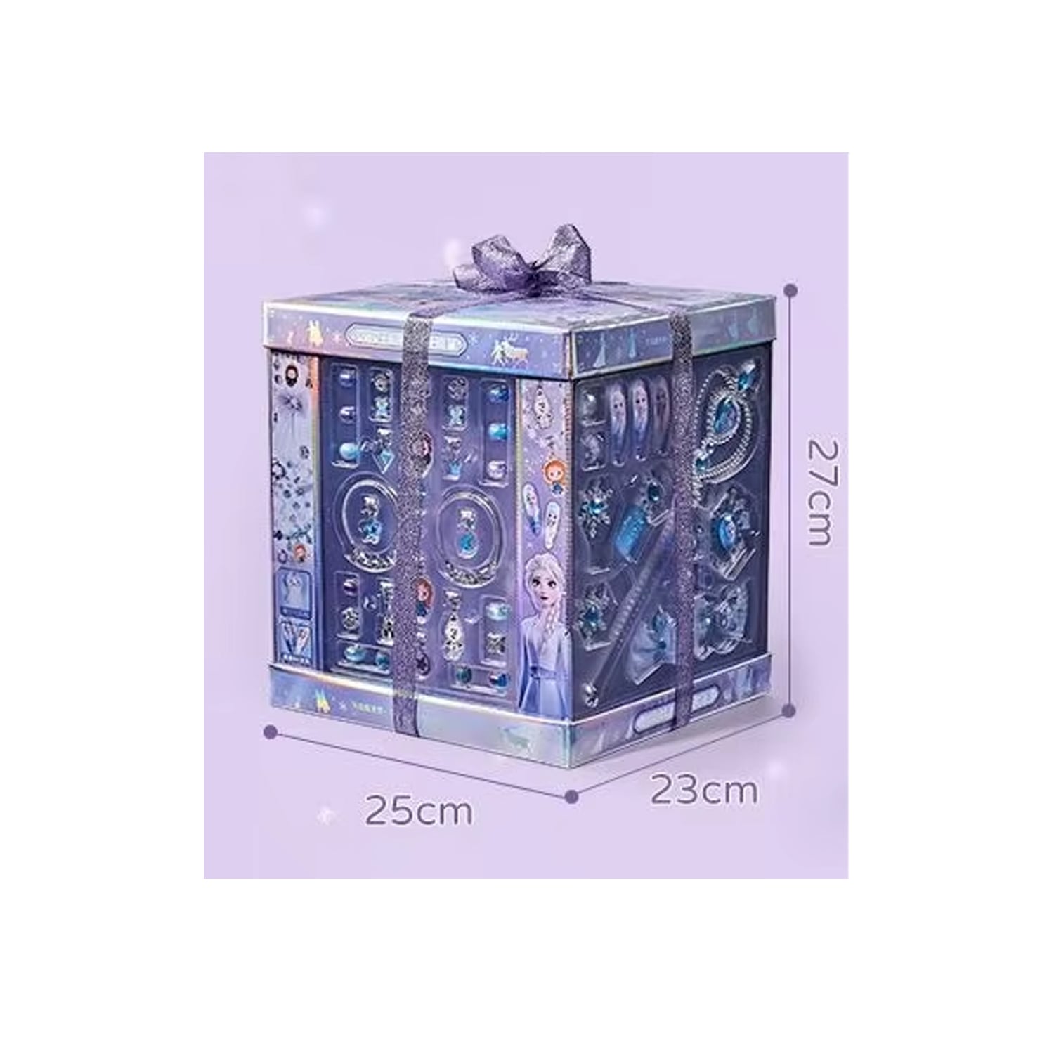 JUGUETE SET DE JOYAS Y CUENTAS DE FROZEN CON VARITA Y CORONA SSD-6130 - 3
