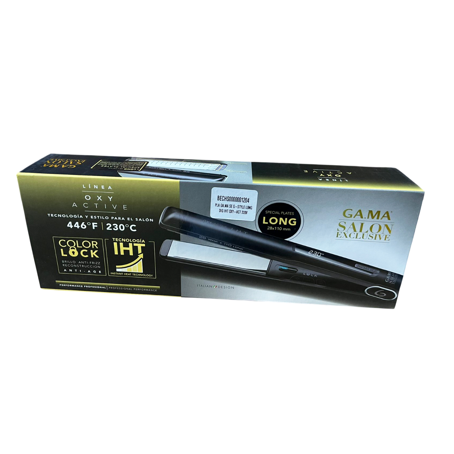 PLANCHA ALISADOR OXY-ACT GAMA 220V SE G-STYLE LONG DIG IHT BECHS0000001204 - 5
