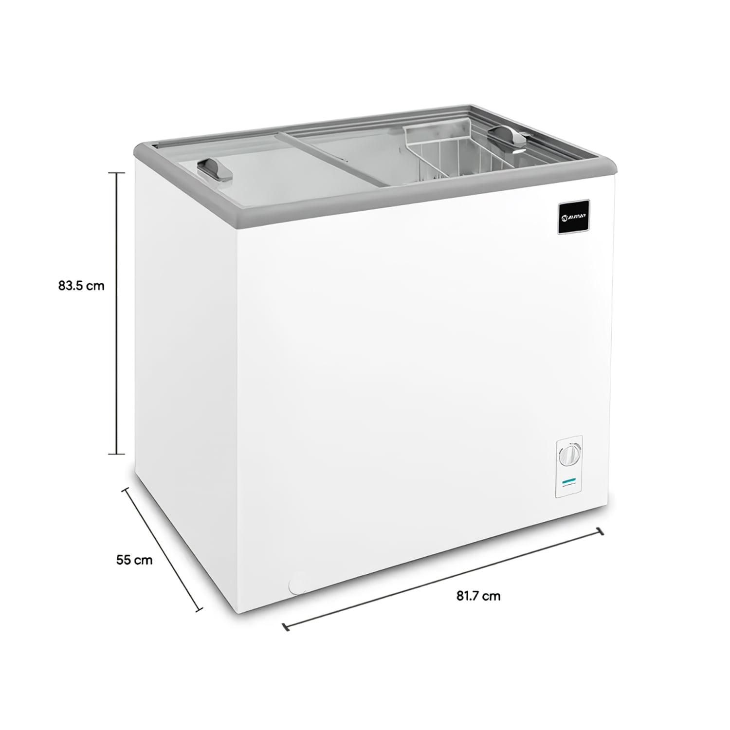 CONGELADORA EXHIBIDORA HORIZONTAL MIRAY CEMH-165M 167L - 5