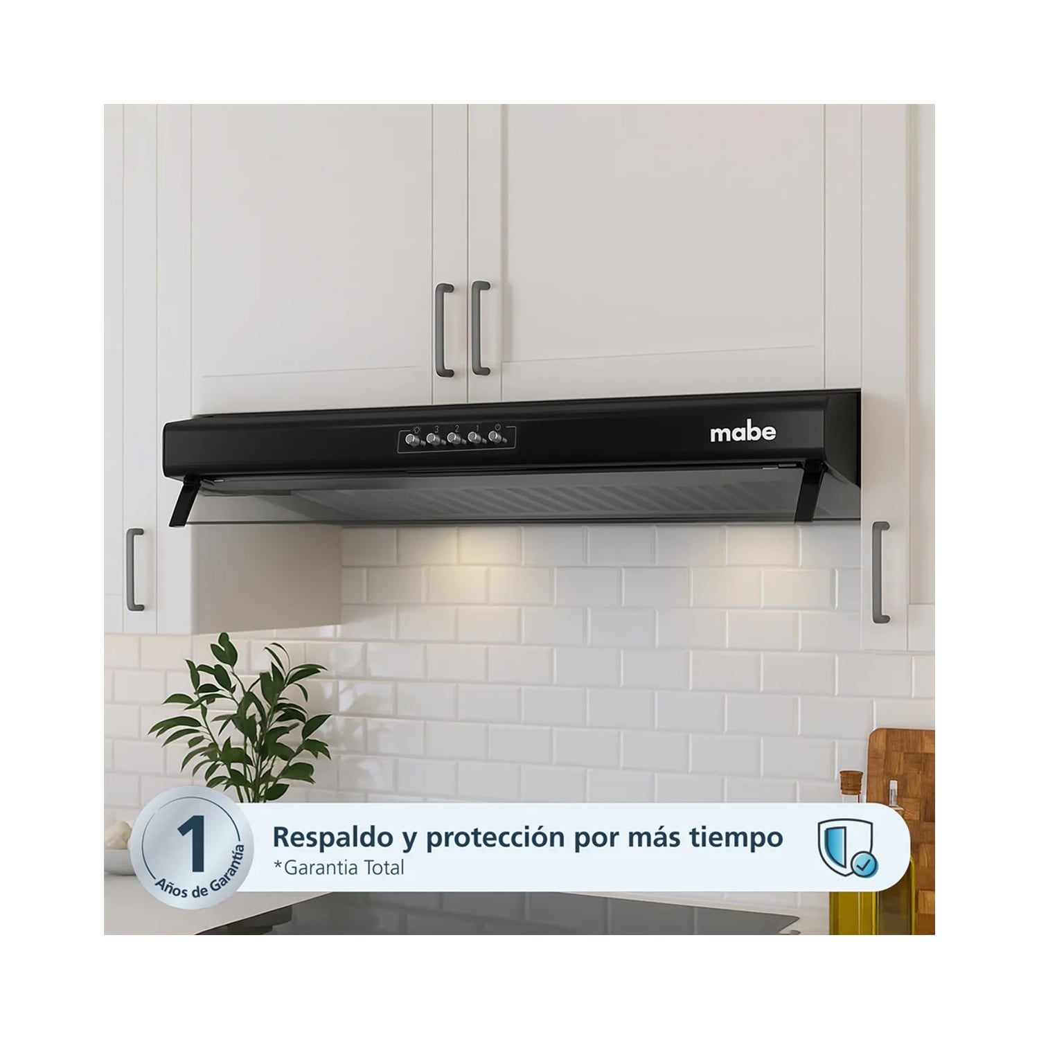 COCINA DE PISO A GAS 60CM SILVER MABE CMP6010FG1 + CAMPANA EXTRACTORA MABE CMU6020PB0 60 CM - 6